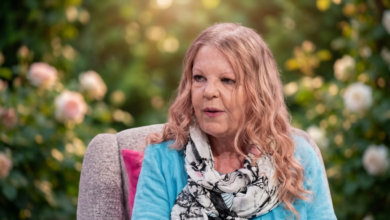 Sally Thomsett face illness